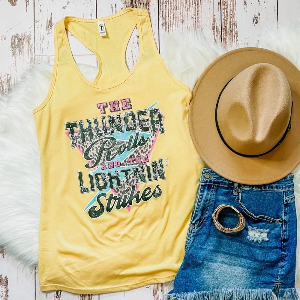 ladies western tank - Thunder Rolls